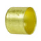 Short Brass Ferrule 9/16" Outer Diameter 3/8" Inner Diameter Smooth Crimp 32134