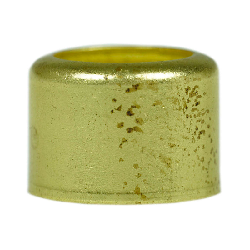 Brass Ferrule 11/16" Outer Diameter 1/2" Inner Diameter Smooth Crimp 32135
