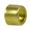 Brass Ferrule 13/16" Outer Diameter 1/2" Inner Diameter Smooth Crimp 32141