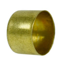 Brass Ferrule 13/16" Outer Diameter 1/2" Inner Diameter Smooth Crimp 32141