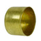 Brass Ferrule 13/16" Outer Diameter 1/2" Inner Diameter Smooth Crimp 32141