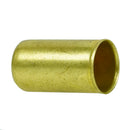 Brass Ferrule 1/2" Outer Diameter 5/16" Inner Diameter Smooth Crimp Design 32554