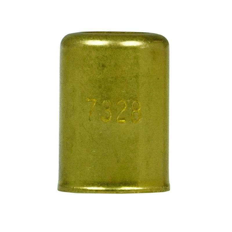 Brass Ferrule 11/16" Outer Diameter 7/16" Inner Diameter Smooth Crimp 32566