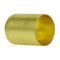 Brass Ferrule 3/4" Outer Diameter 1/2" Inner Diameter Smooth Crimp Design 32568