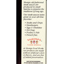 Shemps Old Fashioned Brand Steak Sauce Original Flavor 10 Oz Bottle 36101