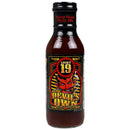 Lucky 19 Sauce Company The Devil's Own Ghost Chili BBQ Sauce 15 Oz Bottle 37803