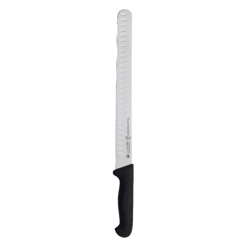 Messermeister Four Seasons 12-Inch Round-Tip Kullenschliff Slicer Carbon Blade