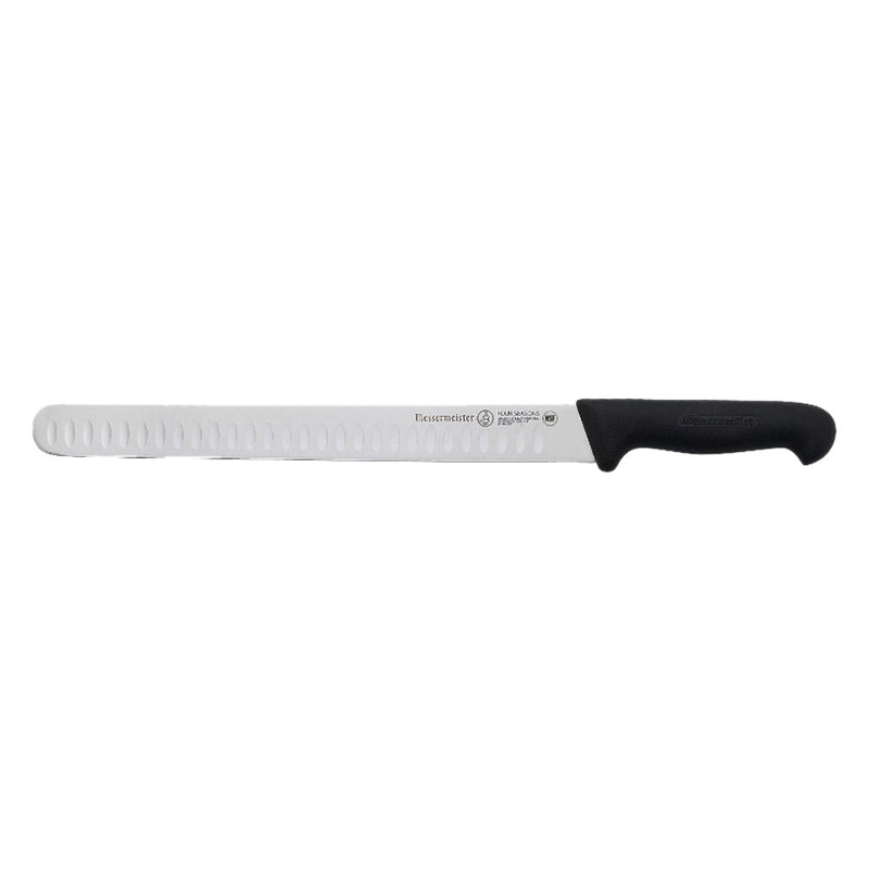 Messermeister Four Seasons 12-Inch Round-Tip Kullenschliff Slicer Carbon Blade