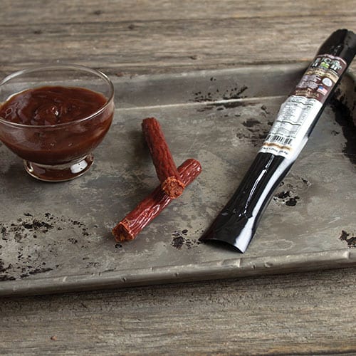 Lucky Jerky BBQ Flavor Beef Stick 1.25 Oz Single All Natural Small Batch 5147
