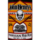 John Henry's Store Hawaiian Rib Rub Seasoning 11 Oz Bottle All Purpose 55626