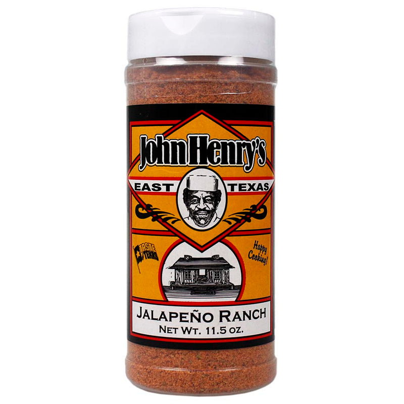 John Henry's Jalapeno Ranch Rub Seasoning Ribs Brisket Veggies 11.5 Oz Bottle