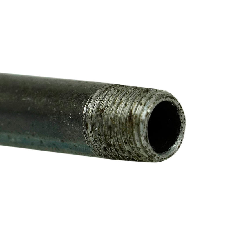 6-Inch Long 1/4-Inch Male NPT Steel Nipple Pipe All Black Durable Design 57030