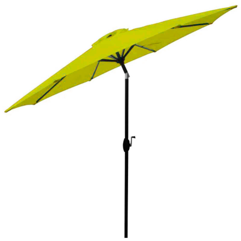 Bond 9 Ft Aluminum Market Umbrella Sunflower Yellow Color Polyester Canopy 59630