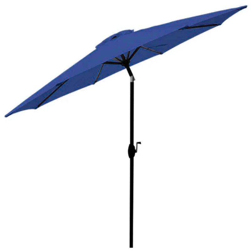 Bond 9' Ft Aluminum Market Patio Umbrella Navy Blue Color Polyester Canopy 59632