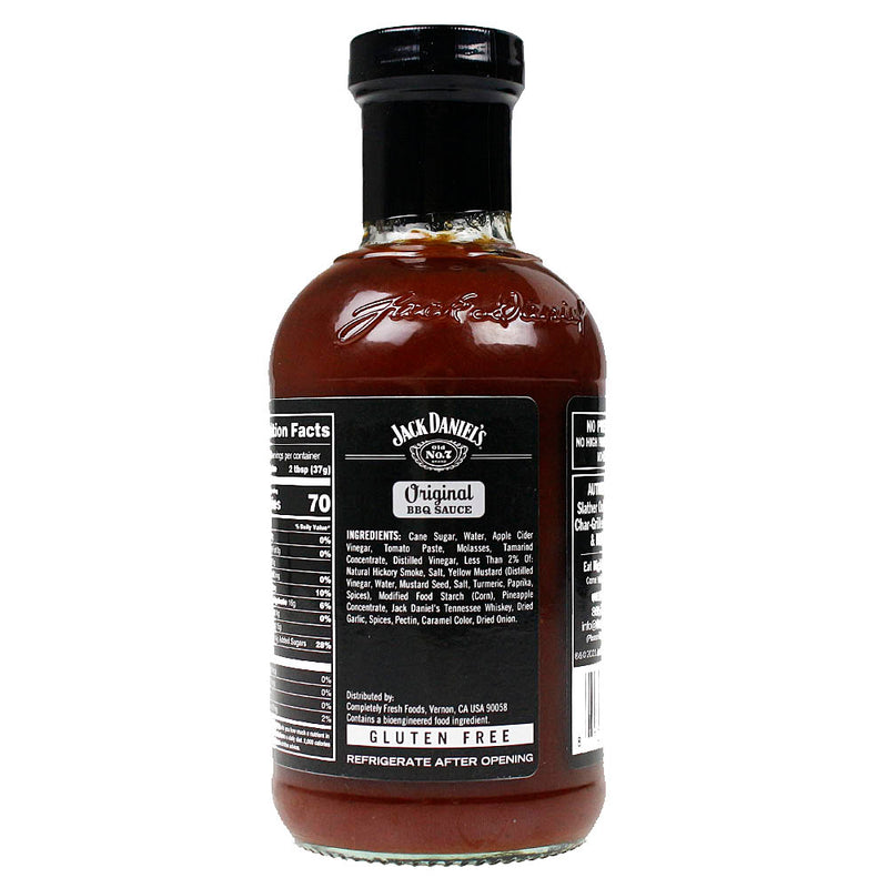 Jack Daniel's Old No 7 Authentic Original BBQ Sauce Gluten Free 19.5 Ounces