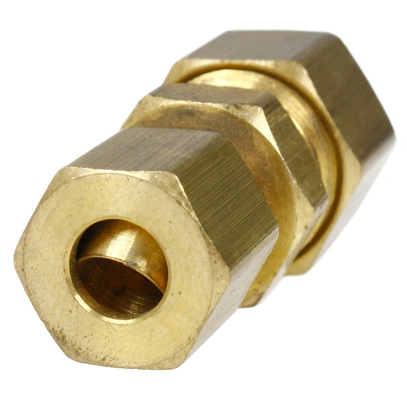 3/8" x 1/4" Solid Brass Reducing Compression Union Compression Fitting 62REC