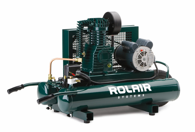 Rolair 6820MK103D-0001 9 Gallon Portable Air Compressor 2 HP Dual Voltage Switch