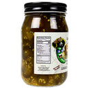 Cape Fear Pirate Candy Garlic & Ginger Candied Jalapenos 16 Oz Jar Sweet Heat
