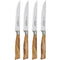 Messermeister Oliva Elite 4 Piece Steak Knife Set Multi-Edge E/6683-4/4S