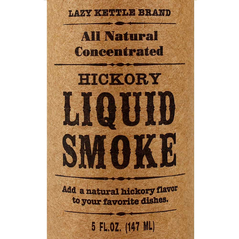 Lazy Kettle Brand Liquid Smoke Flavoring All Natural Hickory 5 Oz Bottle 73001
