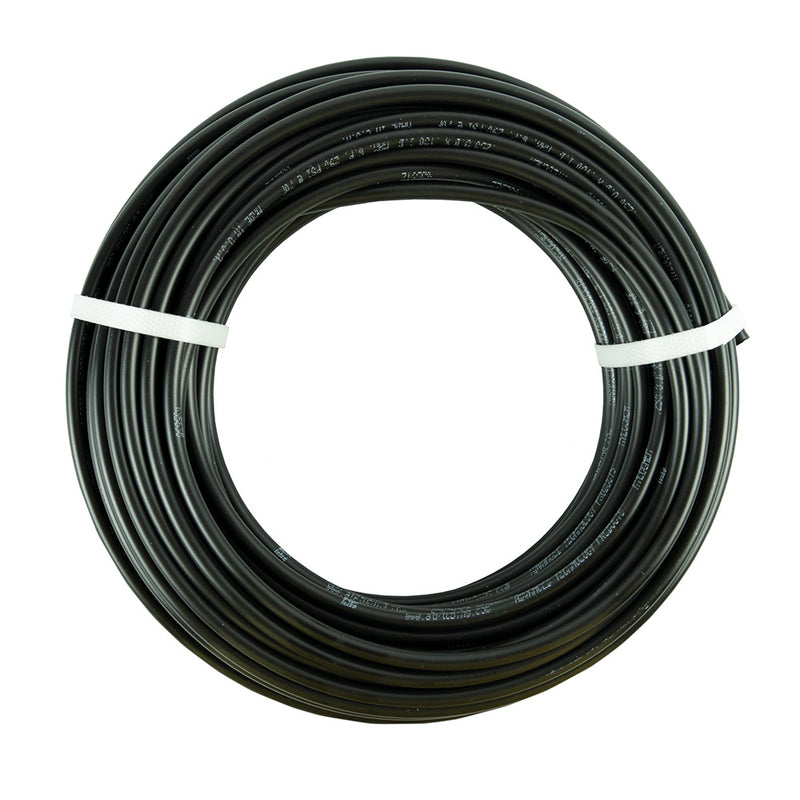 100-Feet Of 1/4-Inch Outer Diameter Black Nylon Tubing For Airway Connectivity