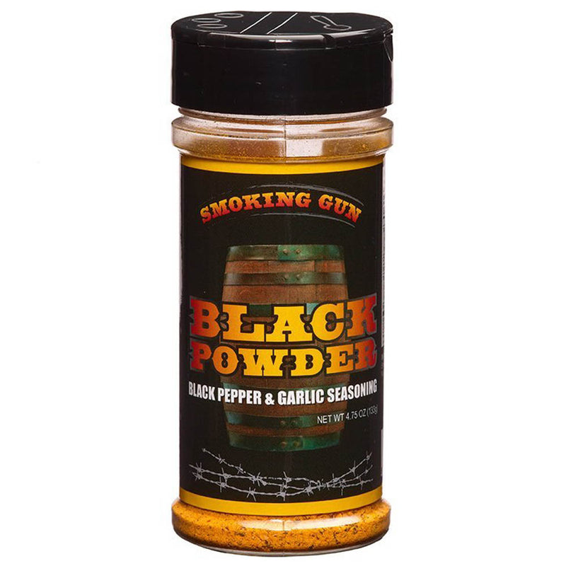 Smoking Gun Black Powder Seasoning and Rub Blend 4.75 Oz Bottle 8-56409-00214