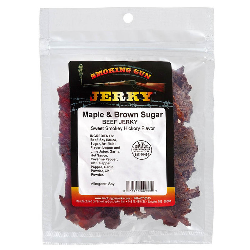 Smoking Gun Jerky Maple & Brown Sugar Beef Jerky 2.75 Oz Bag 8-56409-00225