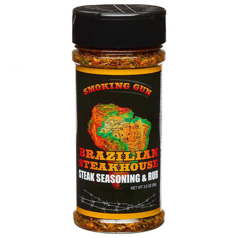 Smoking Gun Brazilian Steakhouse Seasoning and Rub 3.5 Oz Bottle 8-56409-00299