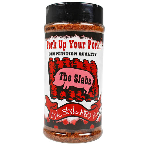 The Slabs BBQ Perk Up Your Pork Rib Rub Seasoning 12 oz. Bottle 80011-Slabs