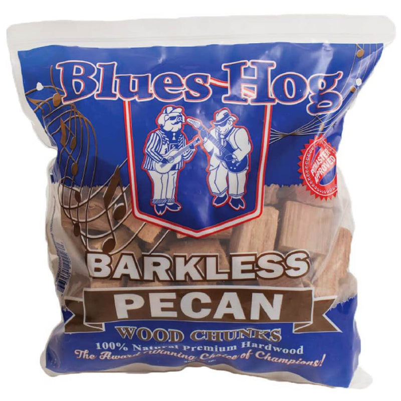 Blues Hog Pecan Wood Chunks Barkless Natural Premium 300 Cubic Inches Bag 92101
