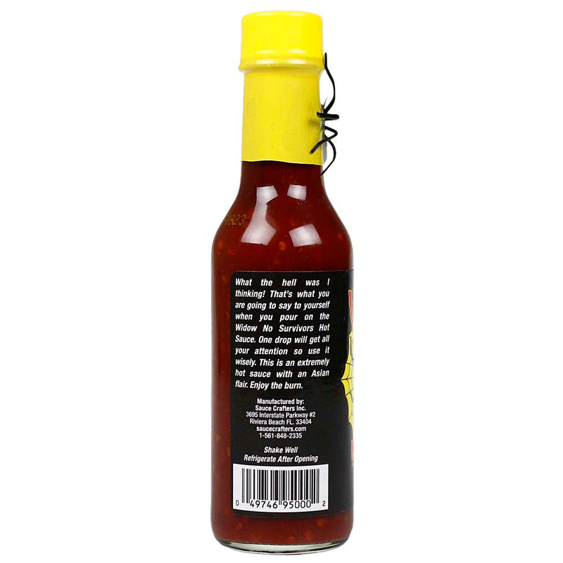 Sauce Crafters Widow No Survivors Hot Sauce Extreme Heat 5 Oz Bottle