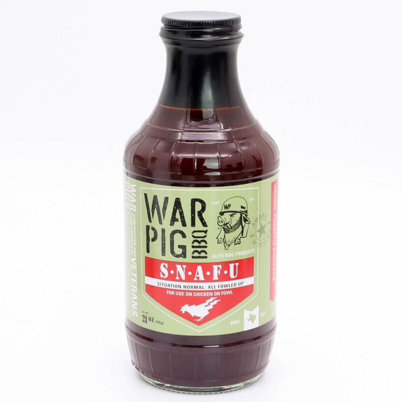 WarPig BBQ SNAFU Elite BBQ Sauce 21 oz. Bottle