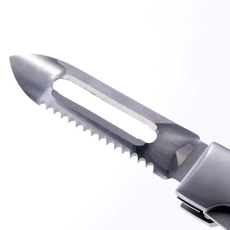 Adventure Chef Folding Peeler & Parer - Distressed Linen