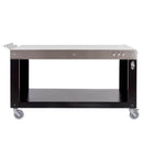 ALFA 40" Inch (100 CM) Wide Table Stainless Steel on Swivel Wheels ACTAVO-100