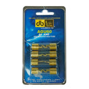 DB Link 60 Amp Golden Finish AGU Fuse Car Audio Replacement 4 Pc. Pack AGU60