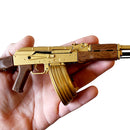 Goat Guns AK47 Drum Magazine Gold 1:3 Scale Miniature Model