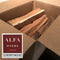 Alfa Ovens Cherrywood Logs 15 lb Box of Seasoned Cooking Wood Logs Alfa-Cherry