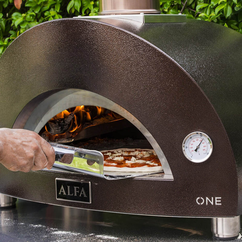Alfa Ovens Alfa ONE Model 23" Wood Fired Pizza Oven Copper FXONE-LRAM