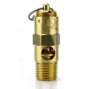 25 PSI 1/4" Male NPT Air Compressor Pressure Relief Safety Pop Off Valve Solid Brass