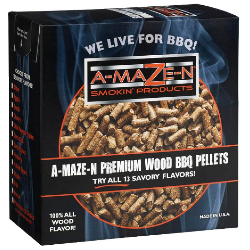 A-Maze-N Smoking Apple Wood Pellets 2 lb Pound Box for Smoking Foods
