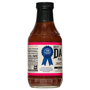 Best Damn BBQ Sauce Sweet Lady Love Sauce 20 Oz Bottle Award Winning