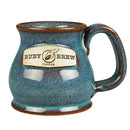 Ruby Brew Coffee Cup The Potbelly CM-6 Stormy Blue Coffee Mug Hand made