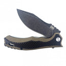 BNB Knives EDC Diesel Flipper Pocket Knife Clip Point Design BNB8008DC