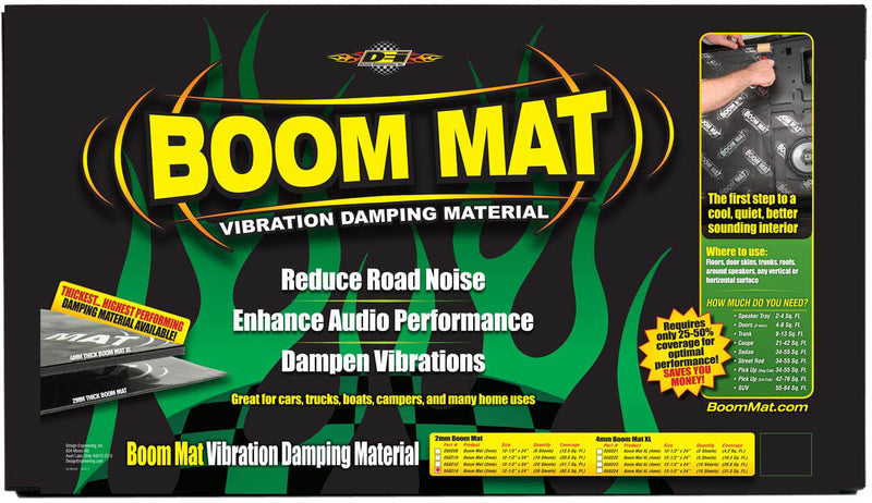 Design Engineering Boom Mat Performance Acoustic Material 2mm 30 Sheets 050214