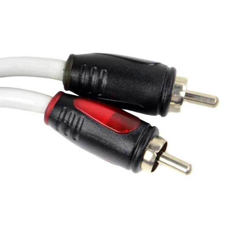 1 Female to Male RCA Splitter Triple Shield Interconnect Car Home Audio Cable
