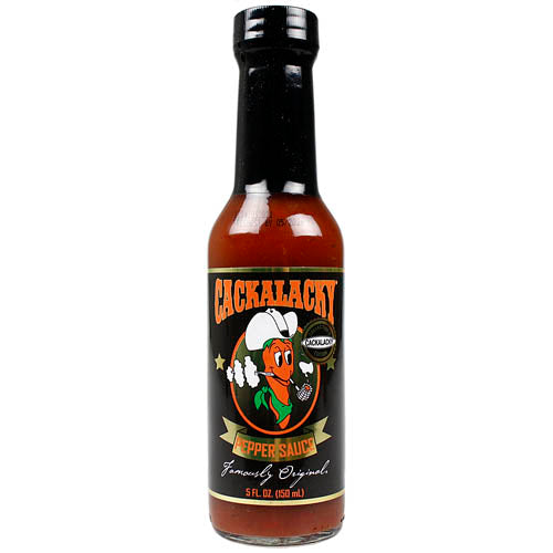 Cackalacky 5 oz Jack Pepper Hot Sauce Fiery Chile Peppers Collectors Edition
