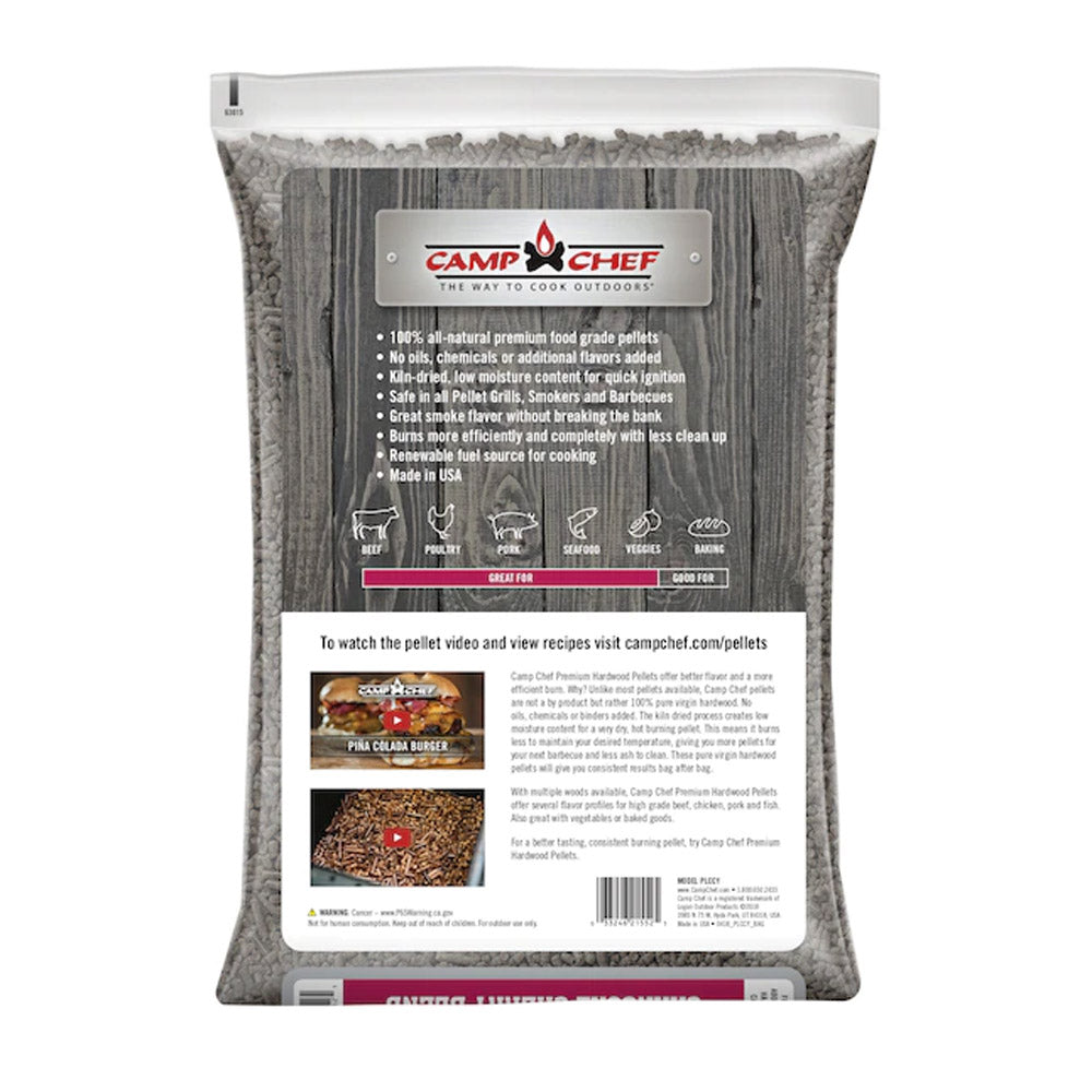 Camp Chef Charwood Charcoal Cherry Blend Pellets 20 Lb Bag All