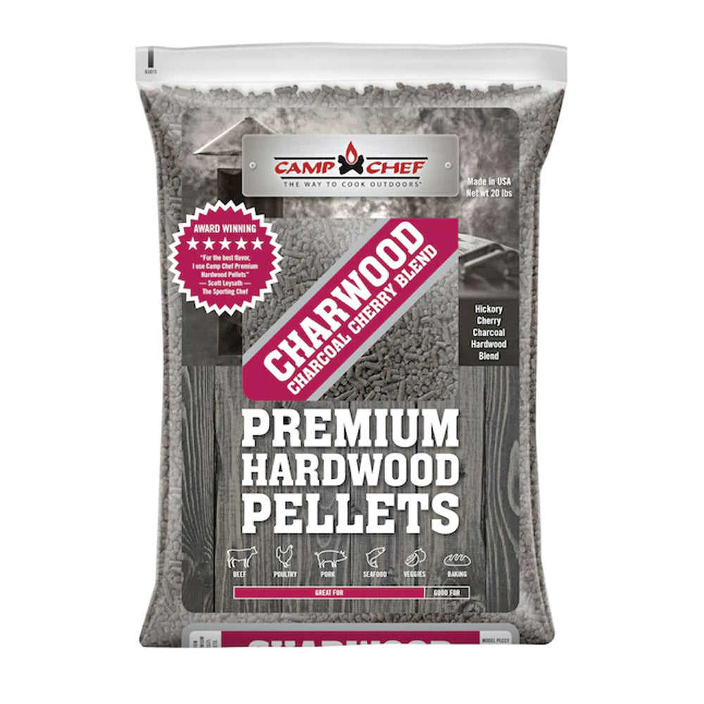 Camp Chef Charwood Charcoal Cherry Blend Pellets 20 Lb Bag All