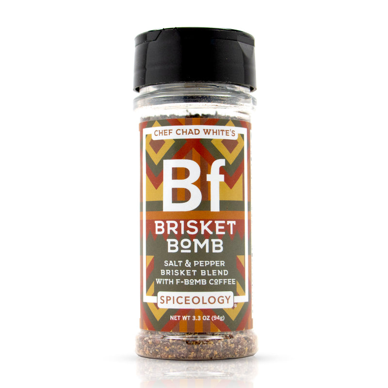 Spiceology Brisket Bomb Rub Seasoning 2.8 Oz with F-Bomb Coffee by Chad White