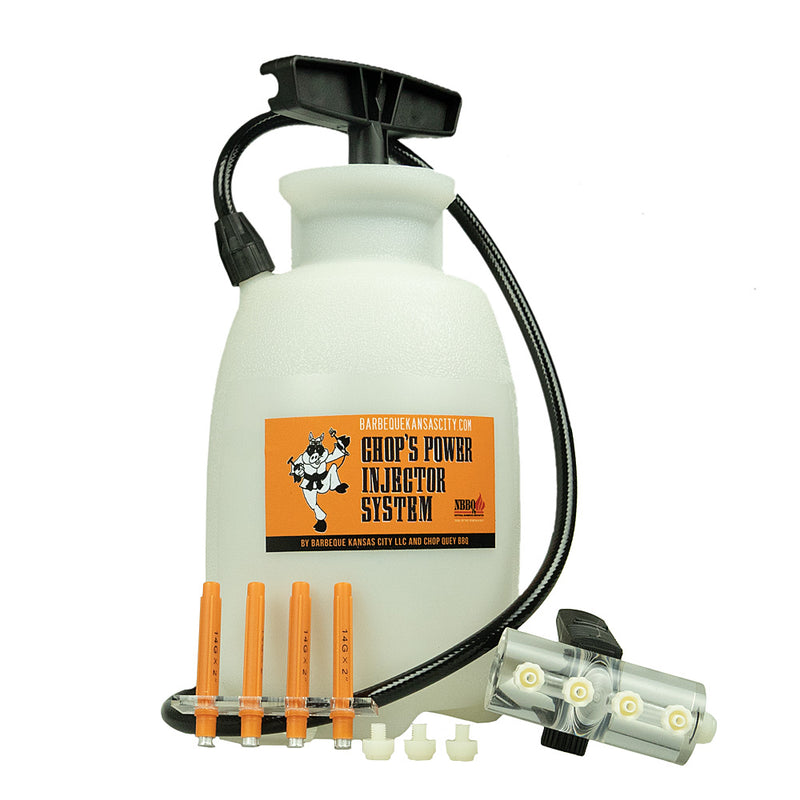 1/2 Gallon Chops Power Injector System With Metal Adapters For Easy Injection